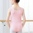 thumbnail image 5 of Girls' Solid Color Dance Leotard with Skirt Set for Ballet Gymnastics and Practice, 5 of 9
