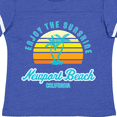 thumbnail image 4 of Inktastic Summer Enjoy the Sunshine Newport Beach Florida in Blue Boys or Girls Toddler T-Shirt, 4 of 5