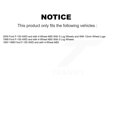 thumbnail image 2 of Transit Auto Front Hub Bearing Assembly Disc Brake Rotors and Semi-Metallic Pads Kit for Car Ford F-150 4WD with 4-Wheel ABS KBB-105866, 2 of 11