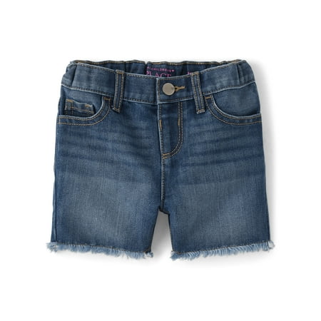 The Children's Place Toddler Girls Denim Midi Short, Sizes 2T-5T