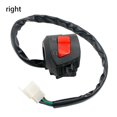 thumbnail image 1 of BTOER Motorcycle handlebar switch For Horn turn signal headlight electric start switch, 1 of 7