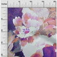 thumbnail image 2 of oneOone Polyester Spandex Purple Fabric Floral Sewing Craft Projects Fabric Prints By Yard 56 Inch Wide, 2 of 4