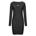 thumbnail image 6 of biudgviw Bodycon Dresses for Women Fashion Cutout Long Sleeve Slim Ribbed Dress Fall Comfy Party Clubwear Pencil Mini Dress, 6 of 6