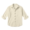 thumbnail image 4 of jjayotai Men's Oxford Shirt Long Sleeve Casual Button down Shirts Regular Fit Dress Shirts, 4 of 6