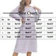 thumbnail image 3 of yillto Womens Nightshirts Sherpa Fleece Long Sleeve Nightdress Soft Comfy Loungewear Sleepwear Nightgowns, 3 of 7