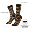 thumbnail image 4 of Xecao German Shepherd Dog Pattern Sport Socks for Women and Men Crew Socks Sporty Calf Socks Casual Socks, 4 of 6