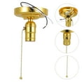 thumbnail image 3 of BRIGHTFUFU 1set Vintage Soporte de luz con cadena de tirón DIY E27 Toma de luz Accesorio de luz, 3 of 7