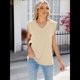 thumbnail image 4 of Camisetas Sin Mangas Informales para Mujer, Blusa Básica Holgada de Verano, Ropa de Moda Albaricoque L, 4 of 7