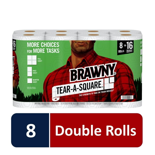 brawny 8 double rolls