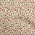 thumbnail image 1 of oneOone Rayon Light Yellow Fabric Abstract Floral Dress Material Fabric Print Fabric By The Yard 56 Inch Wide, 1 of 5