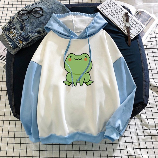 ICHUANYI Clearance Women's Oversized Rounk Neck Long Sleeve Sweatshirts Casual Pullover Sweatshirt Tops Tops(Blue, XL) ICHUANYI WER2023080709897