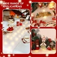 thumbnail image 6 of LED Lighted Christmas Snow Blanket - Fake Snow Decor for Christmas Village, Soft Fluffy Material, Festive Holiday Decoration for Indoor and Outdoor Use, 70*17.7in, Color, 6 of 9