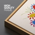 thumbnail image 4 of PixonSign Framed Canvas Print Wall Art Pablo Picasso Flower Bouquet Peace Nature Wilderness Illustrations Fine Art Rustic Scenic Relax/Calm Colorful for Living Room, Bedroom, Office - 16"x24" NATURAL, 4 of 5