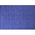 thumbnail image 1 of Ahgly Company Machine Washable Indoor Rectangle Solid Blue Modern Area Rugs, 2' x 5', 1 of 4