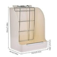 thumbnail image 3 of Huloretions Hay Feeder for Rabbit, Guinea Pig Hay Feeder with Heavy-Duty Metal Frame, Hanging Alfalfa and Timothy Hay Dispenser, Rabbit Cage Feeding Accessories, 3 of 6