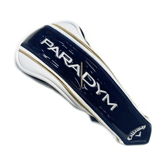 Callaway Paradym Hybrid Headcover (White/Navy/Gold) Rescue Golf Club Cover NEW