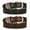 Black+Coffee, variant on SUOSDEY Women's Leather Belts for Jeans Gold Loops Belts Ladies Black Brown Belt 2 Pack