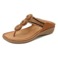 thumbnail image 3 of Women Sandals Bohemia Style Summer Shoes Women Heels Sandals Wedges Shoes Sandalias Mujer Beach Women Flip Flops, 3 of 6