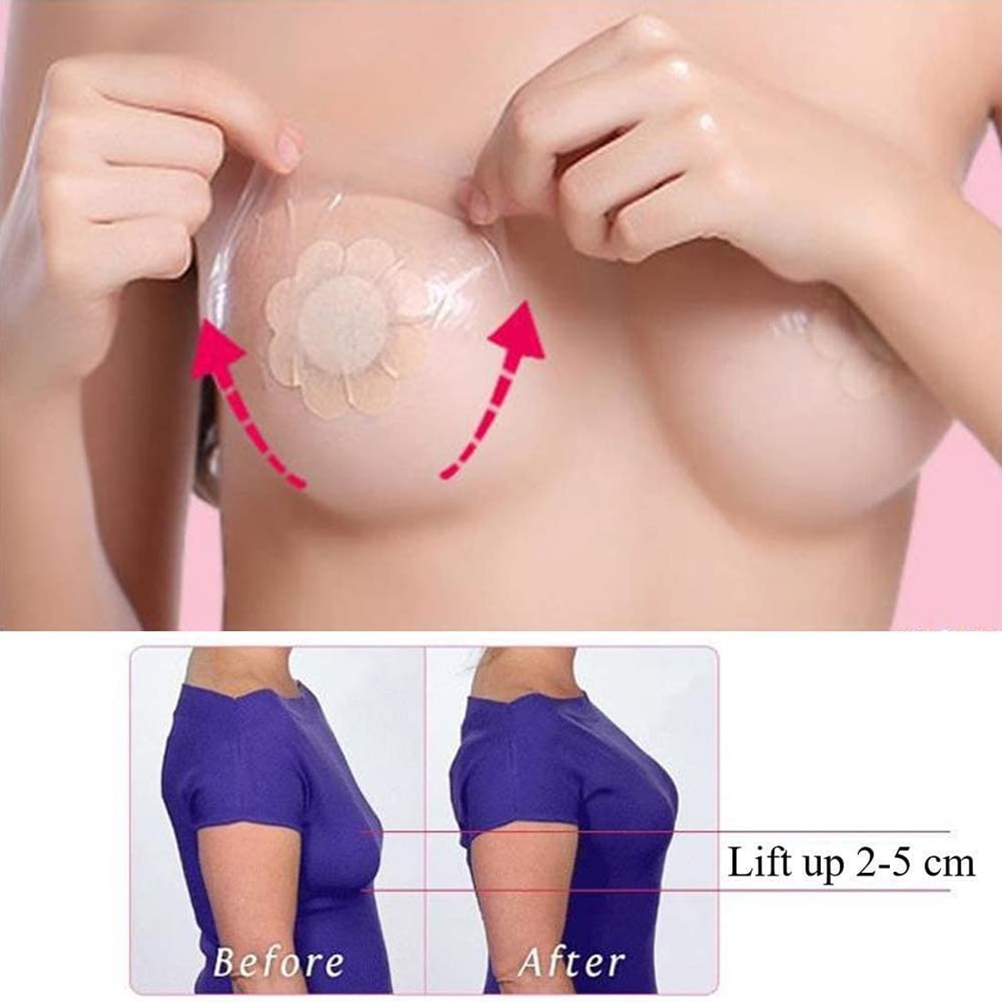 Self Adhesive Silicone Lift Up Breast Nipple Cover Bra Pad Invisible Breast  Petals For Party Dress Stickerspopular - Explore China Wholesale Invisible  Breast Petals and Lift Up Breast Nipple Cover, Bra Pad