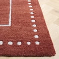 thumbnail image 4 of SAFAVIEH Bella Danita Bordered Wool Area Rug, Red/Ivory, 6' x 9', 4 of 11