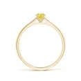 thumbnail image 2 of ANGARA Lab Grown Yellow Diamond Tapered Cathedral Engagement Ring for Women in 14K Yellow Gold (Size-4.1mm| Clarity-VS) | Anniversary, Jewelry Gift for Women | Lab-Grown Yellow Diamond Ring, 2 of 7