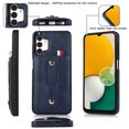 thumbnail image 5 of Nalacover Case for Samsung Galaxy A54 5G Wallet Case Hidden Card Slots Holder, Premium PU Leather Loop Finger Strap TPU Shockproof Lens Protection Cover for Samsung Galaxy A54 5G, Blue, 5 of 7