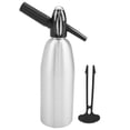 thumbnail image 1 of Raguso Botella de refresco Botella de sifón de refresco de aleación atractiva de moda Seltzer Sifón portátil Fabricante de agua con gas carbonatado con regulador de presión para mojitos cócteles Bebid, 1 of 5