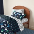 thumbnail image 2 of Mainstays Kids Glow in the Dark Gamer Reversible Comforter Set with Sheets, Twin, 5 Pieces, 2 of 8