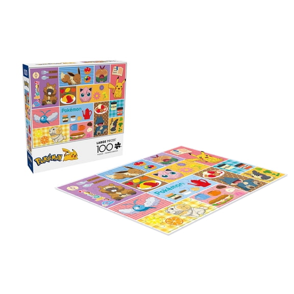 Buffalo Games Pokemon Treats 100-Piece 15 x 11-Inch Interlocking Jigsaw Puzzle for Children Ages 6 