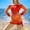 Orange, variant on Womens Bikini Sets Two Piece - High Waisted Tummy Control Swim Suits Modest Bathing Suit for Beach