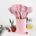thumbnail image 5 of Master Chef's Choice: Reinforced Silicone Utensil Set, Non-Melting Tools for Non-Stick Cookware, Wooden Handles, Heat Resistant up to 446°F (230°C), 5 of 5