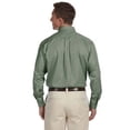 thumbnail image 2 of The Harriton Mens Easy Blend Long Sleeve Twill Shirt Shirt with Stain-Release - DILL - M, 2 of 2