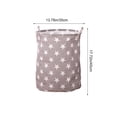 thumbnail image 3 of Extra Large Laundry Hamper Basket, 13.7x17.7 Inch Collapsible Storage Bin with Handles for Clothes Toys Blankets, Washable Fabric Gray, 3 of 6