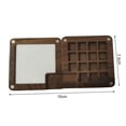 thumbnail image 4 of HEVIRGO Wooden Paint Box Portable Multi-grids Design Rectangle Watercolor Palette for Home Outdoor Travel Use, 4 of 11
