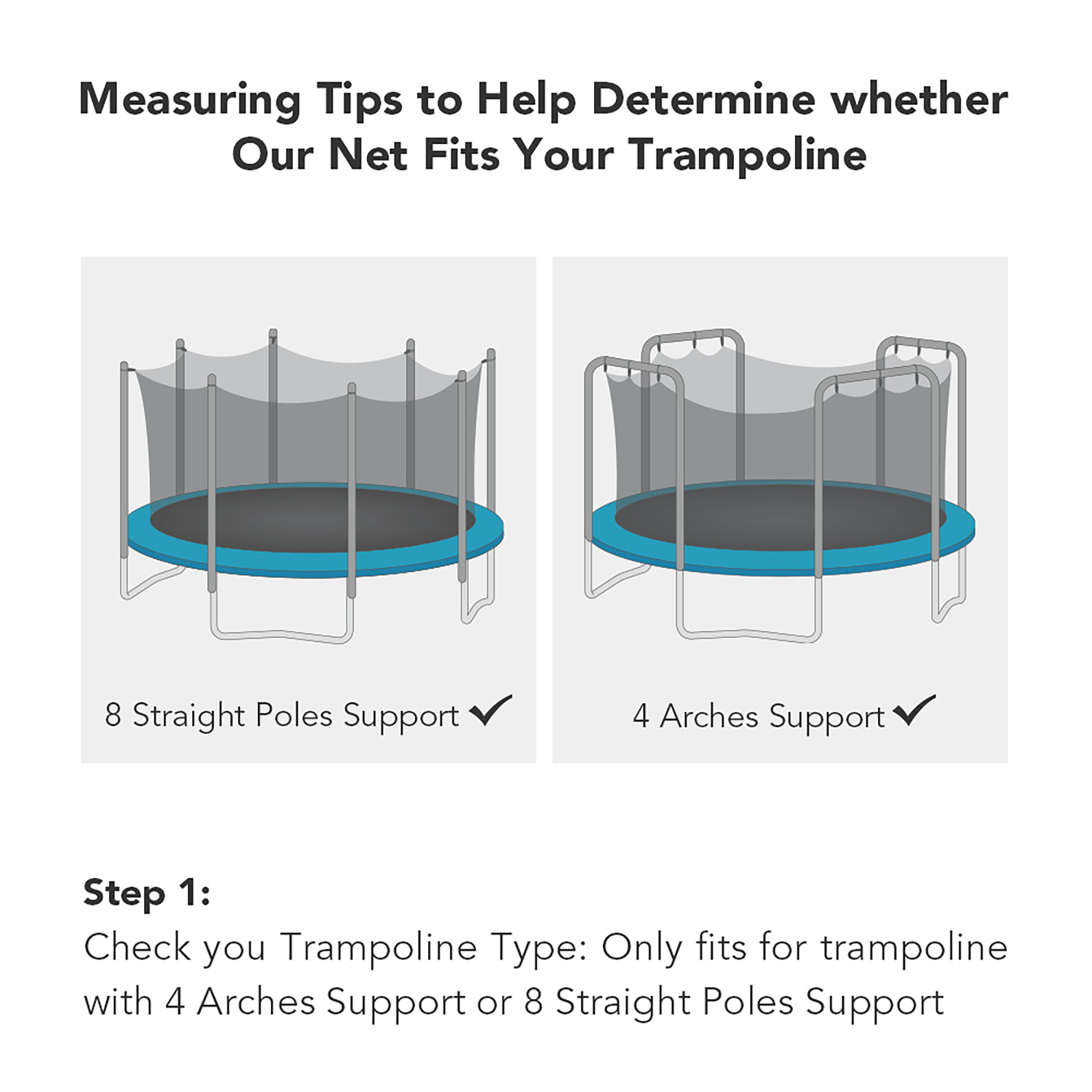 Trampolines & Accessories Ampel 24 set of 12 bolts for Classic