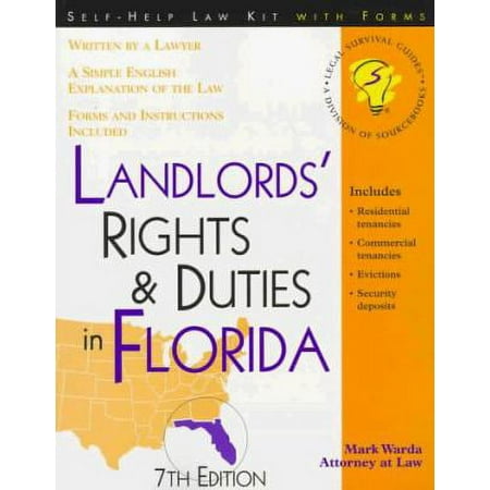 Pre-Owned Landlord's Rights and Duties in Florida (Paperback) 1570713359 9781570713354