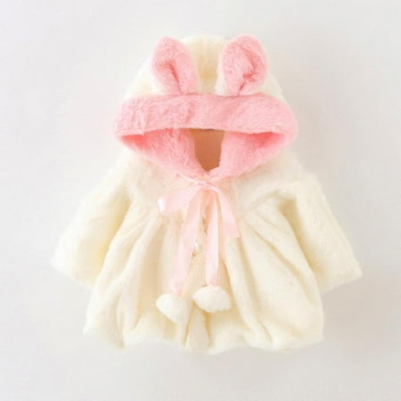 

Xmarks Baby Girls Winter Autumn Little Kids Toddler Warm Jacket Coat White Tag 90
