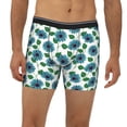 thumbnail image 2 of Men'S Boxer Briefs, Sunflowers Green Leaves Soft And Breathable Mens Underwear Boxer Briefs With Widen Waist, 2 of 2
