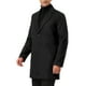 thumbnail image 4 of ABRIGO CHIC para Hombres con Solapa con Muesca y Cierre de Botón de un Solo Pecho, de Peso Medio, Manga Larga, Talla M, Negro, 4 of 7
