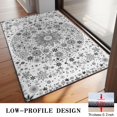 thumbnail image 2 of Bohemian Retro Floral Non-Slip Entryway Door Mat,Boho Indoor Decor Durable Low Plush Door Mat,Washable Welcome Rug for Patio Hallway Home Decor 20x32 Inches, 2 of 5