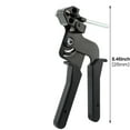 thumbnail image 3 of DGQPLPD Stainless Steel Cable Tie Gun, Stainless Steel Zip Tie Tightener Wrap Tool, Self-locking Metal Zip Ties Tool, Cable Tie Fasten and Cut for Nylon Steel Cable Ties, 3 of 5