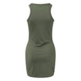 thumbnail image 5 of Ribbed Knit Bodycon Mini Dresses for Women - Sleeveless Stretch Tight Dress with Slim Fit Design and Soft Fabric, Sexy Casual Summer Dresses for Women 2026 Club Night Out Outfit, 5 of 5