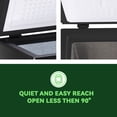 thumbnail image 4 of 70L Chest Freezer Small Deep Freezers WANAI Mini Top Door Freezer Storage Basket 7 Temp Control Black, 4 of 8
