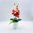 thumbnail image 1 of Luckyn Artificial Potted Flowers Fake False Plants Outdoor Garden Home In Pot Decor, 1 of 4