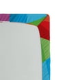thumbnail image 2 of Ambesonne Colorful Fitted Sheet, Retro Mosaic Triangle, Twin Size, Multicolor, 2 of 2