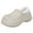 Khaki, variant on Women Men Winter Warm Fleece Lined Platform Clog Mules Non Slip Waterproof Garden Shoes Comfortable Lightweight Slip on Walking Slippers for Indoor Outdoor Work Nursing