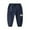 Navy, variant on Huvoen Unisex Toddler Jogger Pants Fashion Boys and Girls Baby Long Pants Solid Color Work Pants Green 4 Years