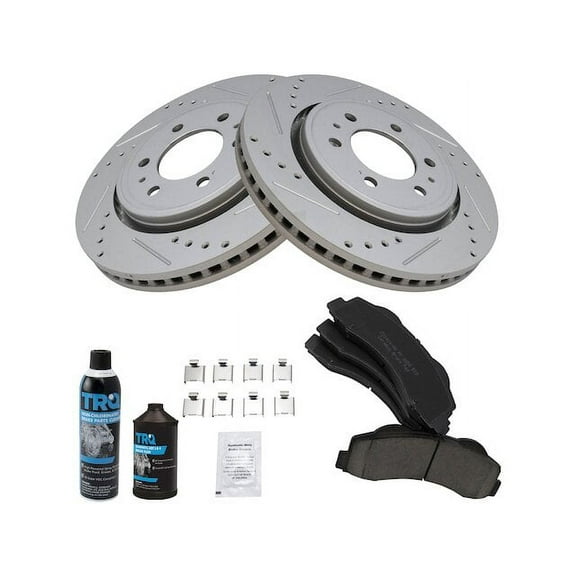 Front Brake Pad and Rotor Kit - Compatible with 2010 - 2017 Ford F-150 2011 2012 2013 2014 2015 2016