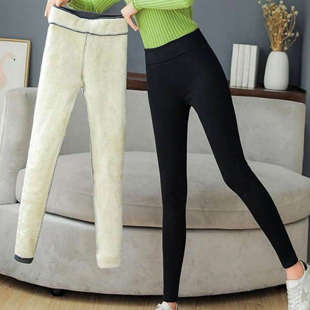 Women's Winter Warm Fleece Lined Leggings - Thick Tights Thermal