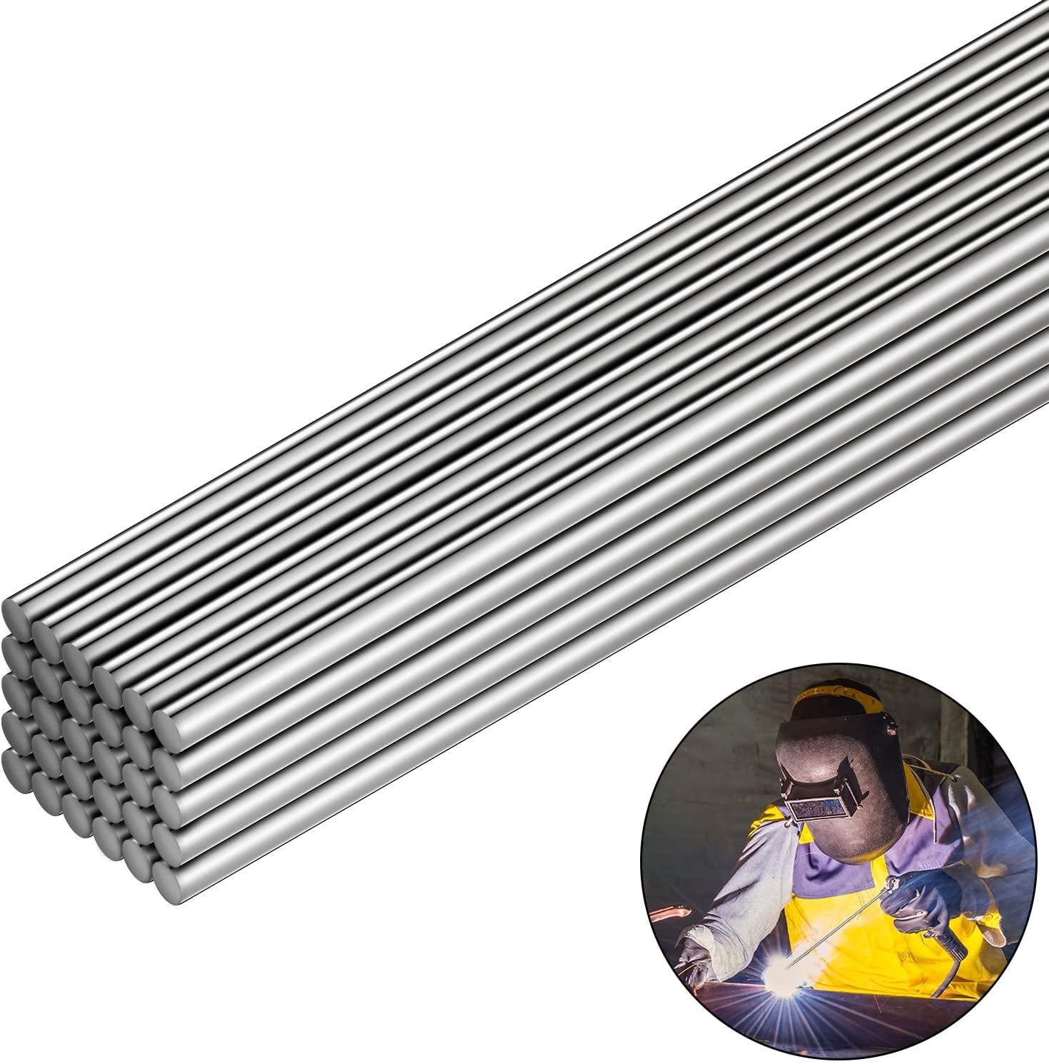 10/20/50PC Low Temperature Aluminum Welding Solder Wire Stick Brazing Repair Rod 